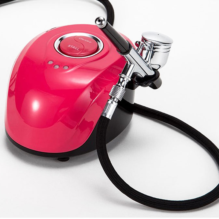 Airbrush Kit With Mini Compressor - Kit de Aerógrafo Profissional Portátil em