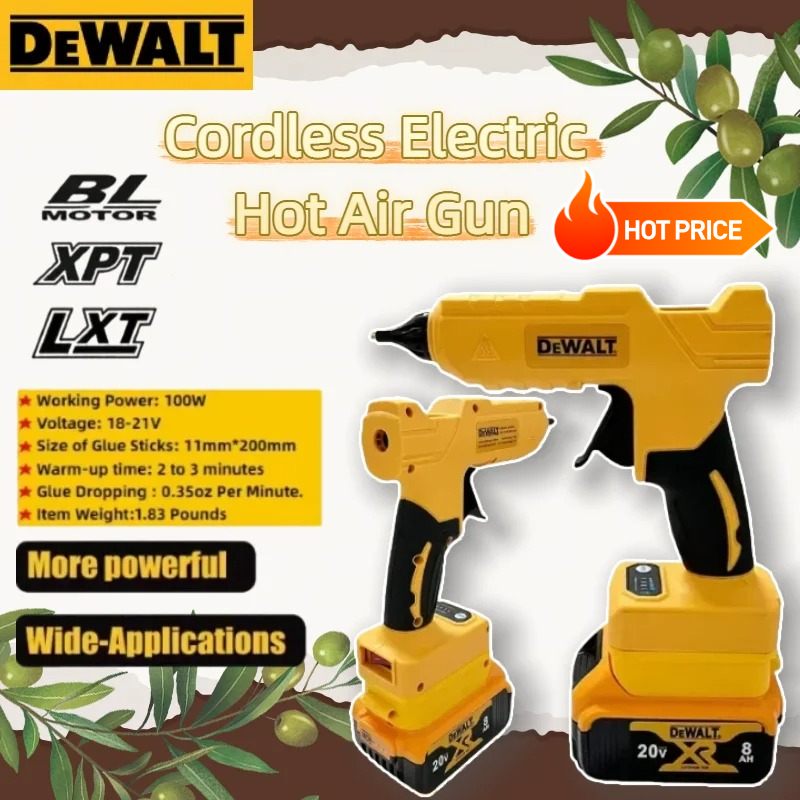 Hot Melt Glue Gun Cordless - Pistola de Cola Quente Elétrica Portátil