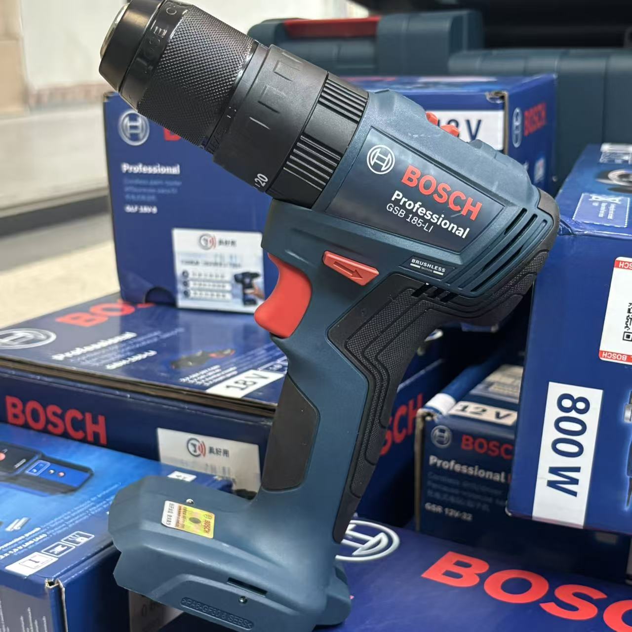 Brushless Cordless Electric Drill 18V - Furadeira de Impacto Sem Fio BOSCH