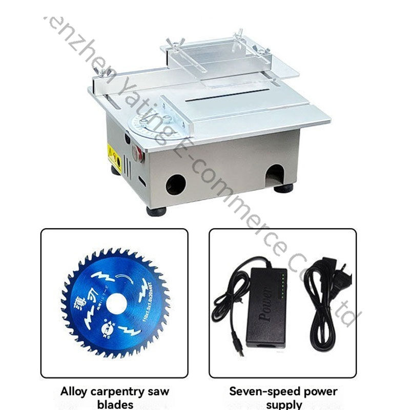 Mini Table Saw For Woodworking - Serra de Mesa Elétrica Doméstica Multifuncional