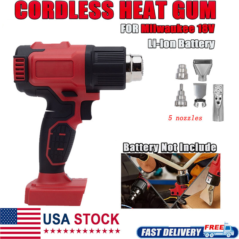 Cordless Heat Gun For Shrink Tubing - Pistola de Calor Sem Fio Compatível