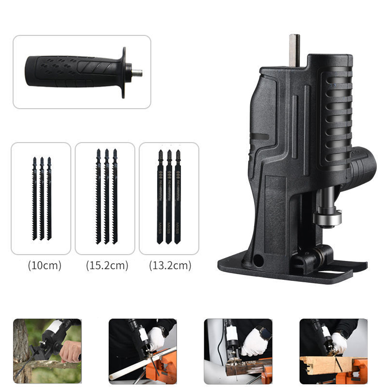Reciprocating Saw Attachment Drill - Serra Elétrica Portátil para Furadeira Elétrica,
