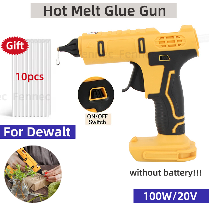 Hot Melt Glue Gun Cordless - Pistola de cola quente elétrica portátil