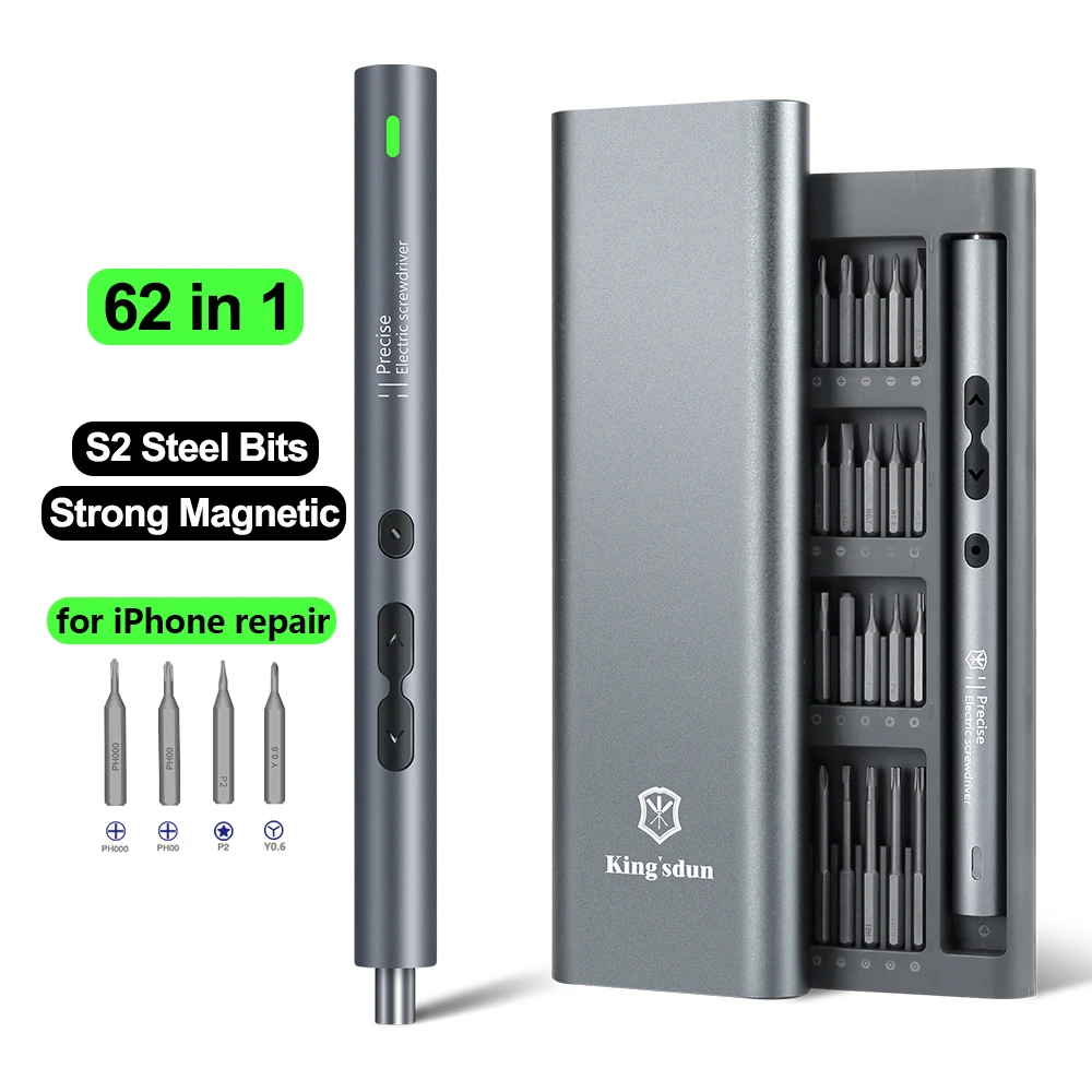 Electric Screwdriver Rechargeable Usb - Conjunto de chave de fenda elétrica