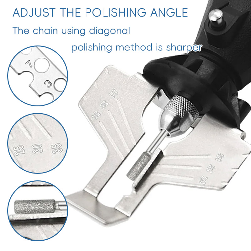 Reciprocating Saw Attachment Drill - Kit de Afiação de Motosserra: Conjunto
