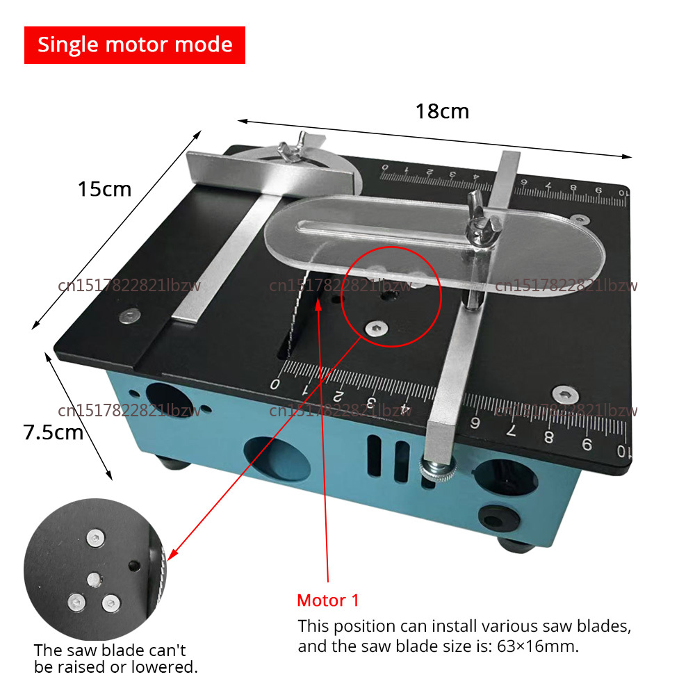Mini Table Saw For Woodworking - Serra de Mesa Mini Multifuncional 110v-220v,
