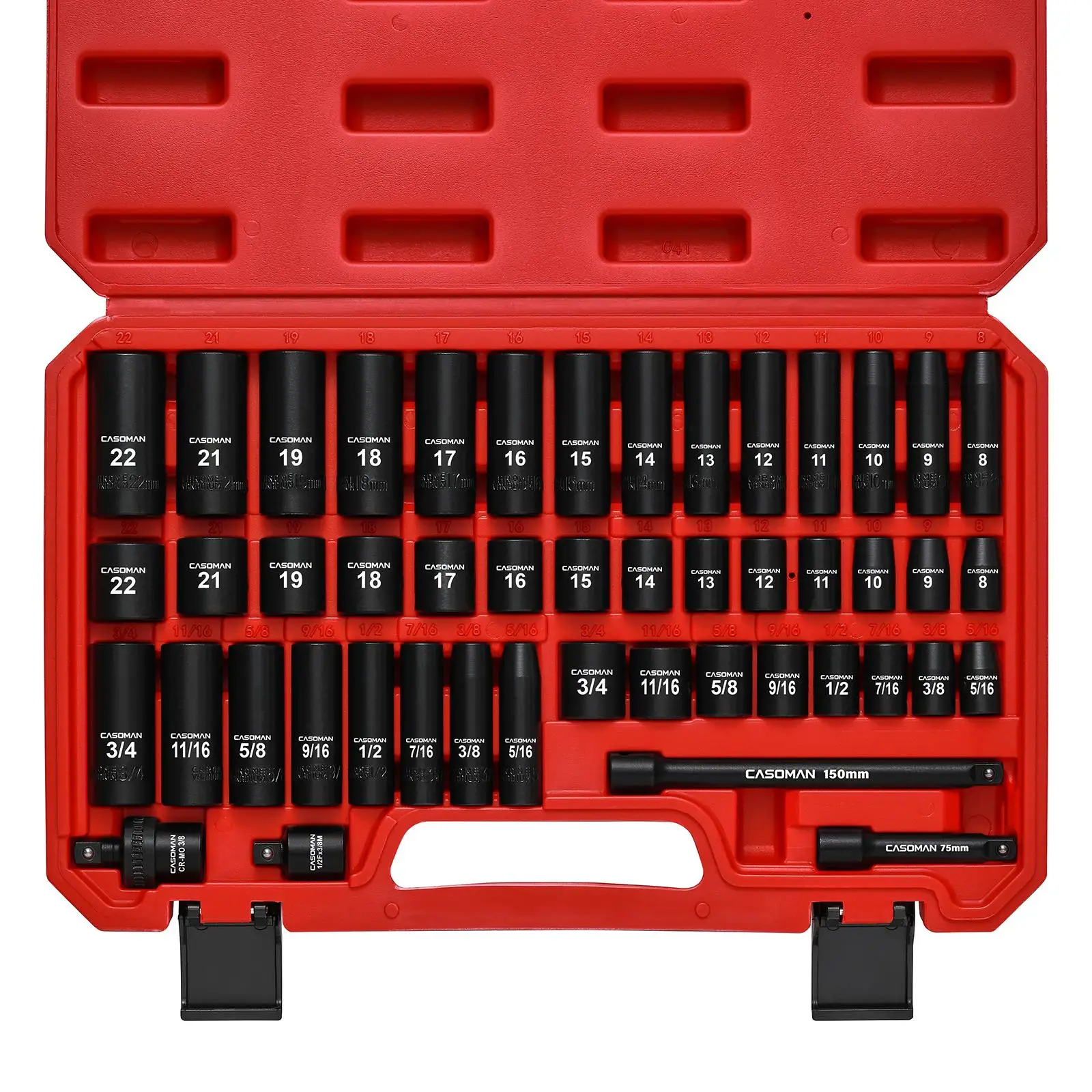 Hand Tools - Conjunto de 49 Peças de Soquetes