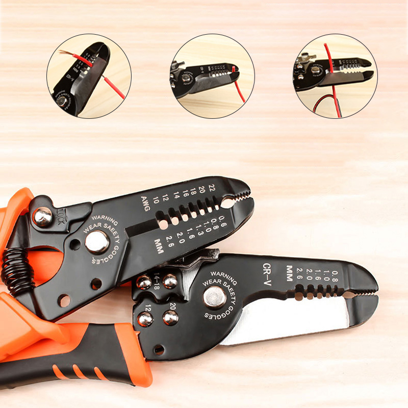 Automatic Wire Stripper Cutter - Alicate de Crimpar Multifuncional, Desencapador de