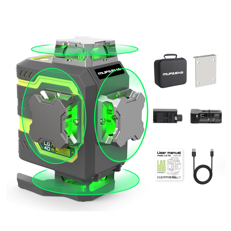 Laser Level 16 Lines 4D Green - Nível a Laser de 16 Linhas