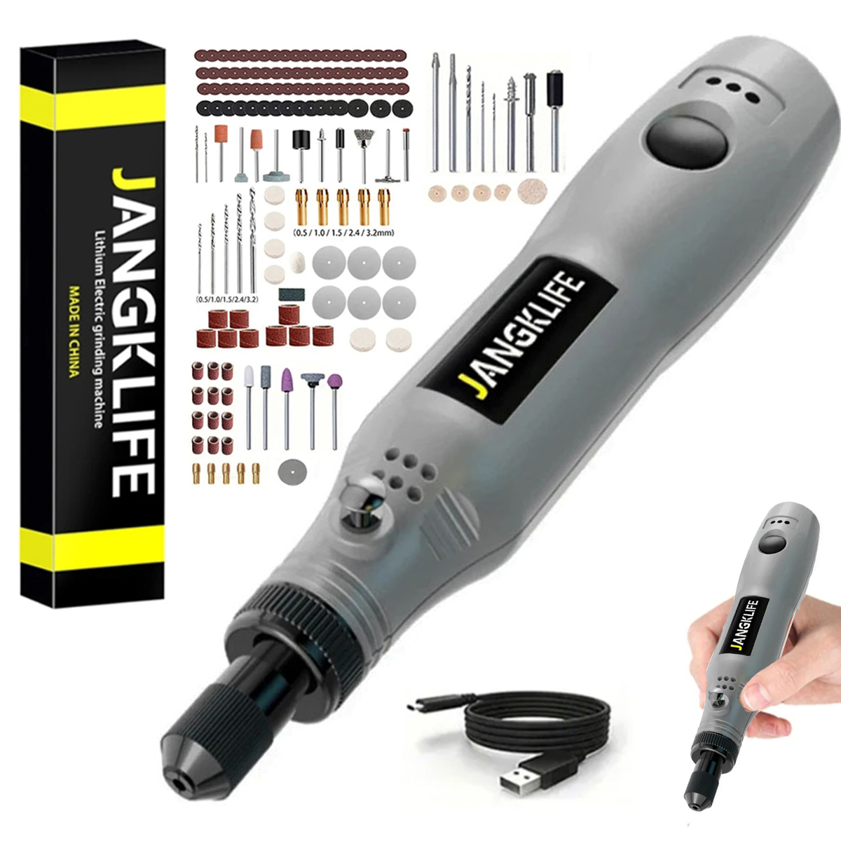 Cordless Rotary Tool Kit Accessories - USB sem fio Rotary Tool Kit