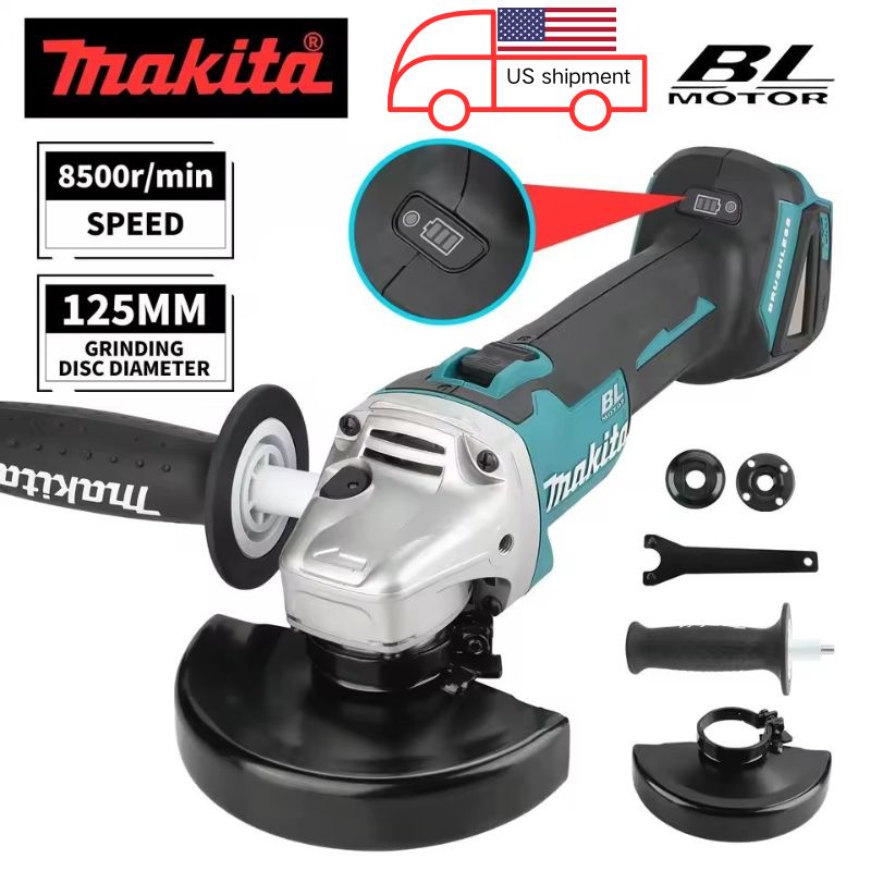Brushless Angle Grinder Battery Powered - Makita DGA404 18V Esmerilhadeira angular elétrica