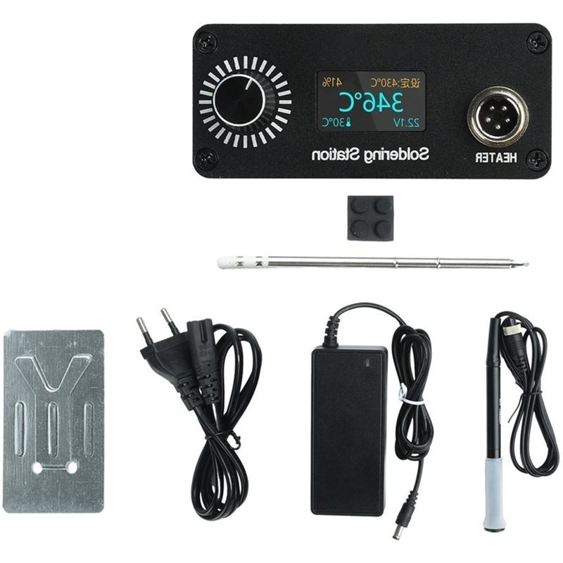 Digital Soldering Station T12 - Estação de Soldagem Digital B03C-T12, Kit