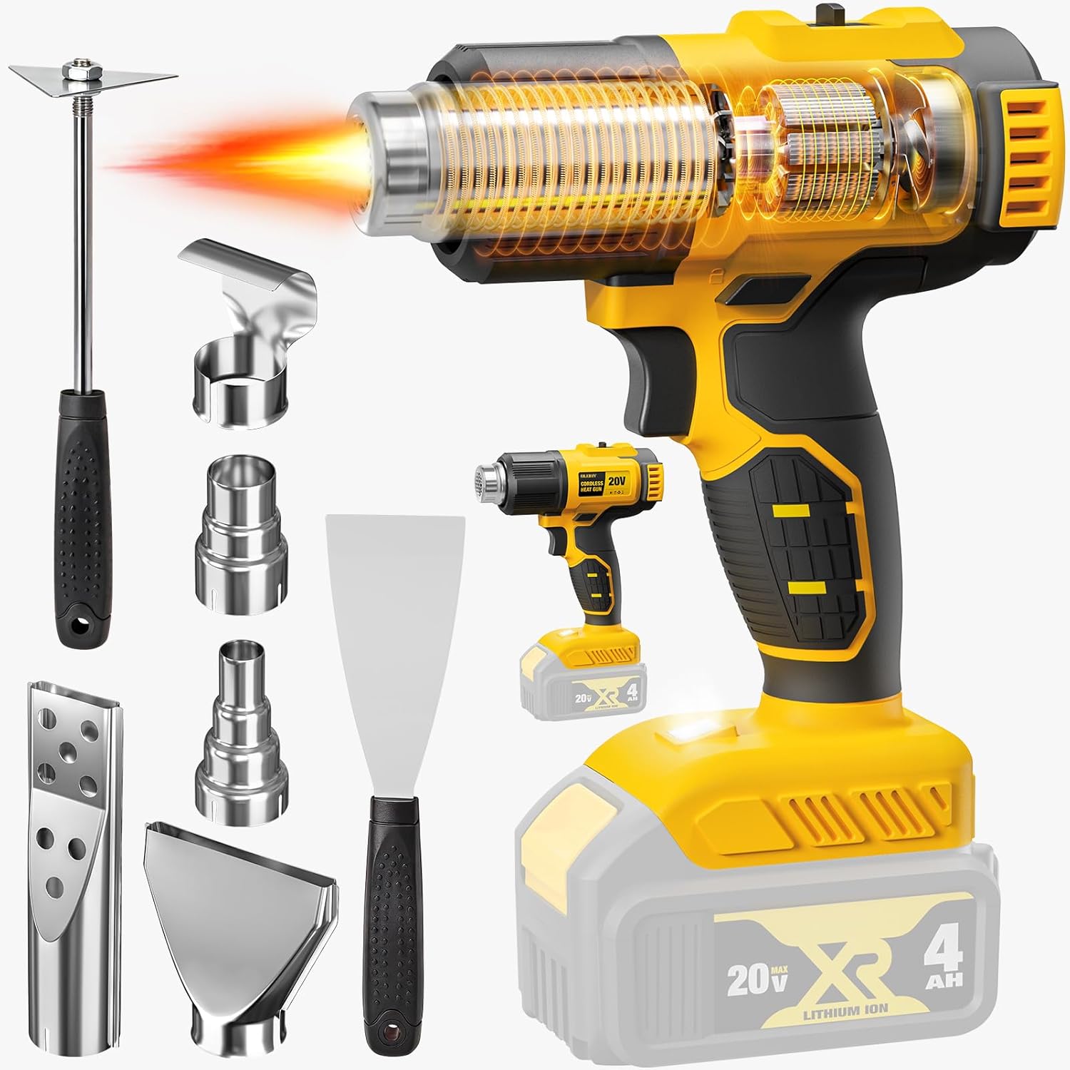 Cordless Heat Gun For Shrink Tubing - Pistola de Calor Sem Fio Compatível