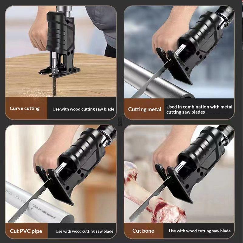 ♥ Adaptador de Furadeira Elétr - Reciprocating Saw Attachment Drill avaliação e preço