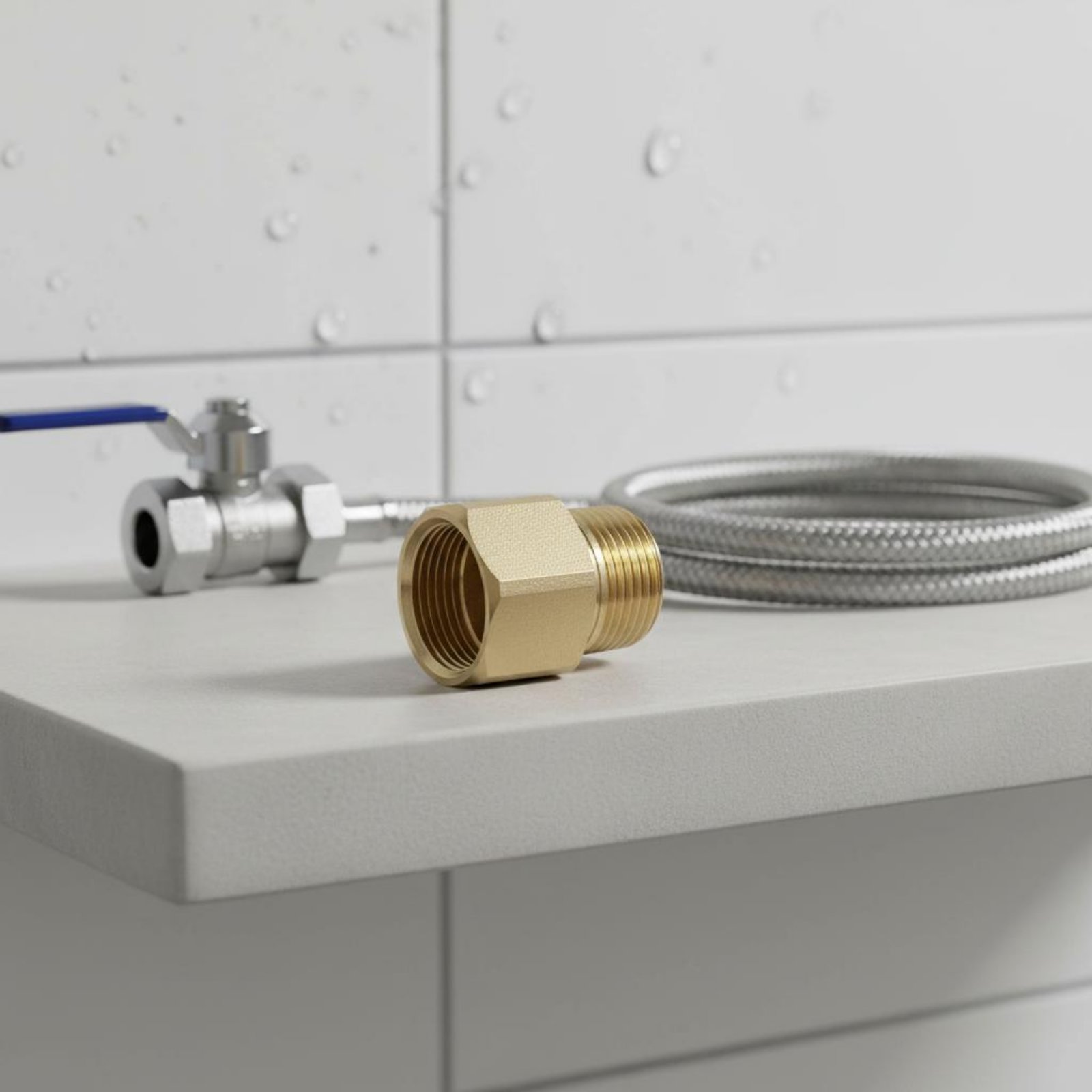 Conector M22 Macho para M22 Fê - Plumbing avaliação e preço