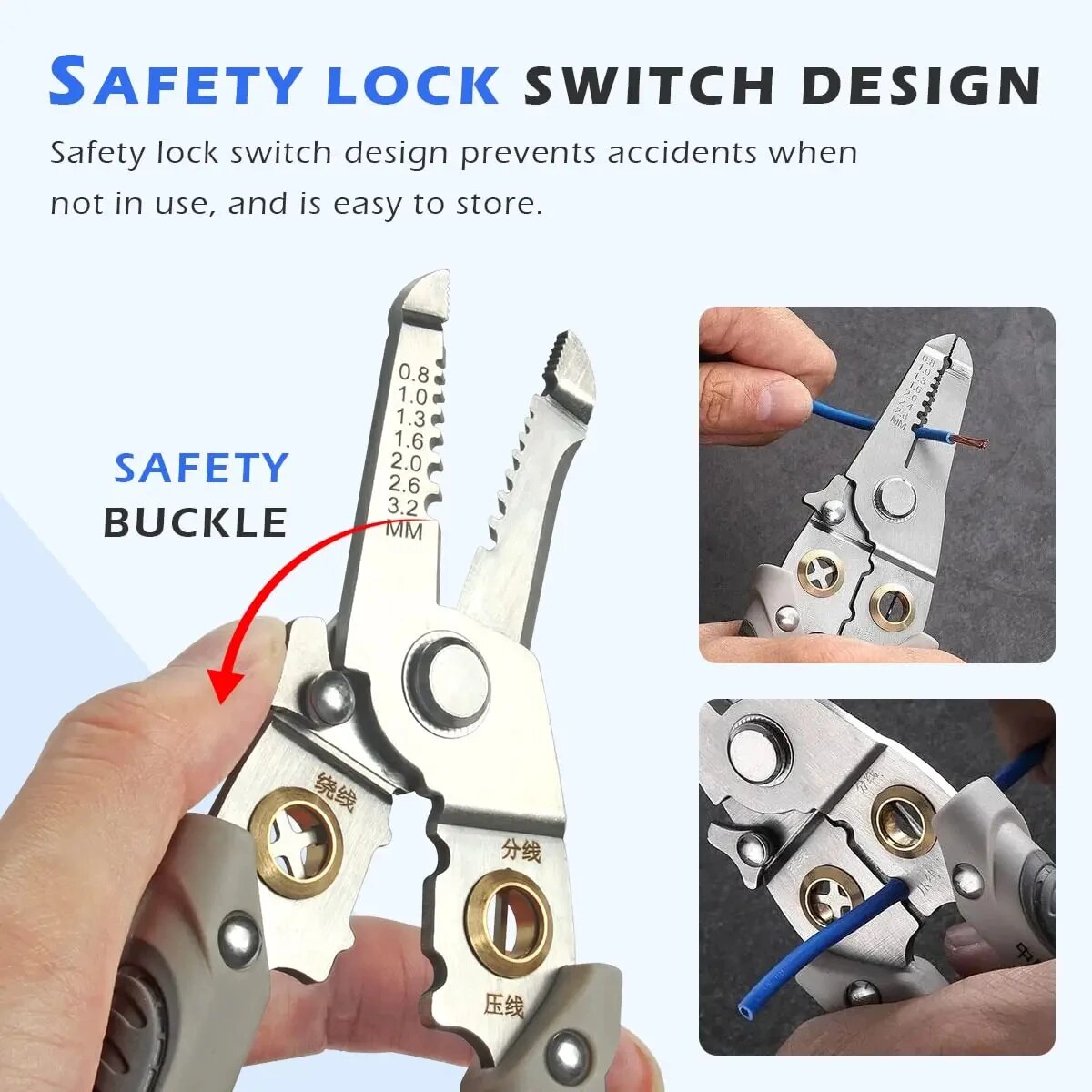 6 em 1 descascador de fio espe - Automatic Wire Stripper Cutter avaliação e preço