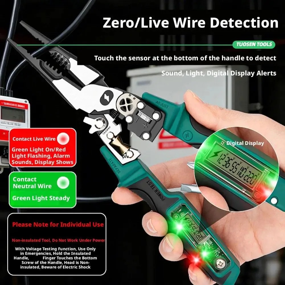 Conjunto de Alicates Multifunc - Automatic Wire Stripper Cutter avaliação e preço