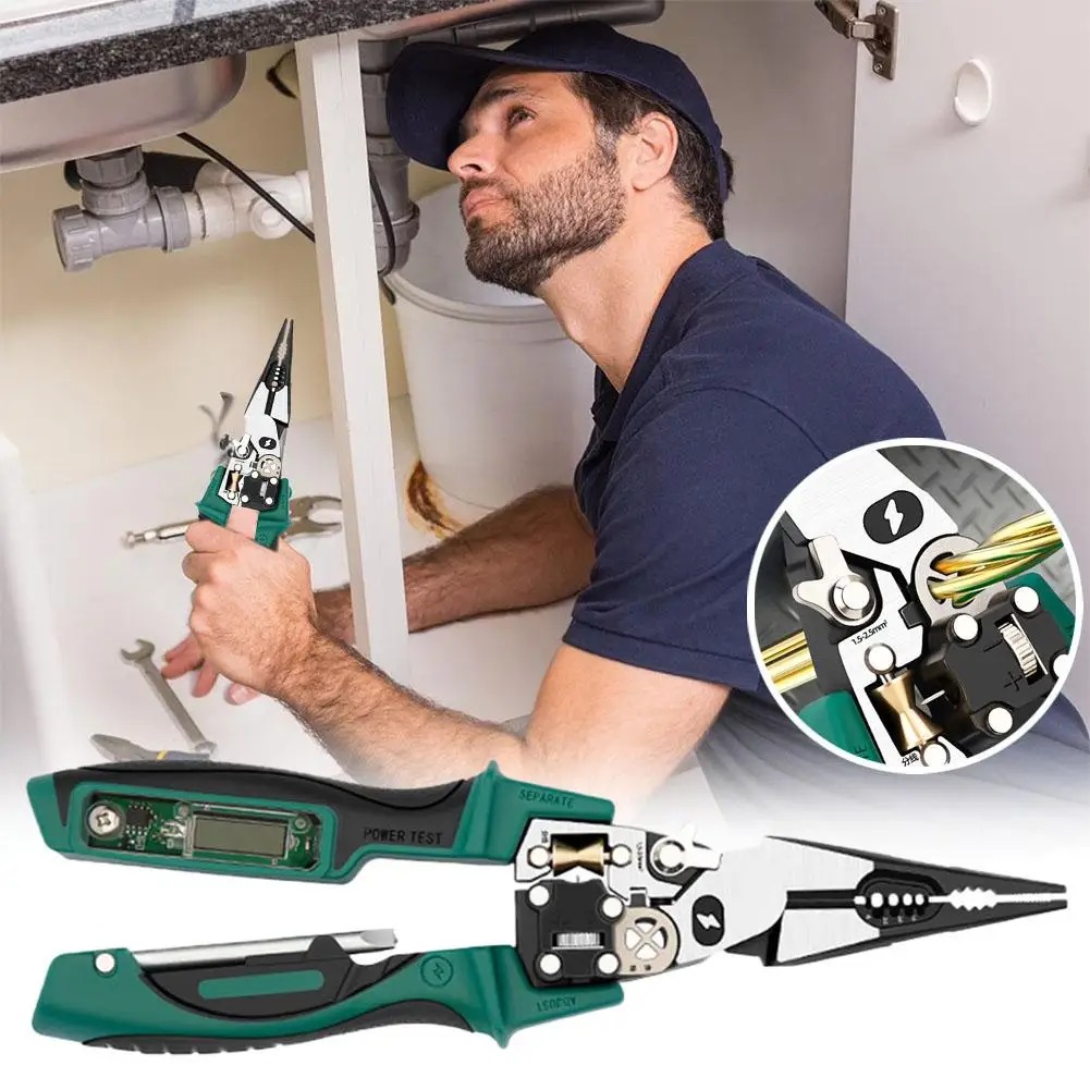 Conjunto de Alicates Multifunc - Automatic Wire Stripper Cutter avaliação e preço
