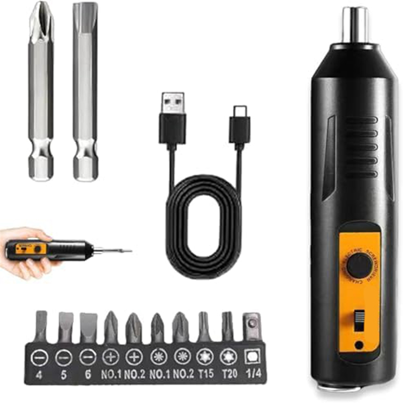 Chave de fenda elétrica j1ul1n - Electric Screwdriver Rechargeable Usb avaliação e preço