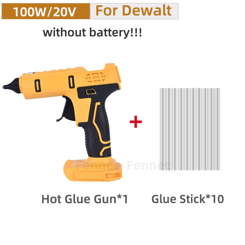 Pistola de cola quente elétric - Hot Melt Glue Gun Cordless avaliação e preço