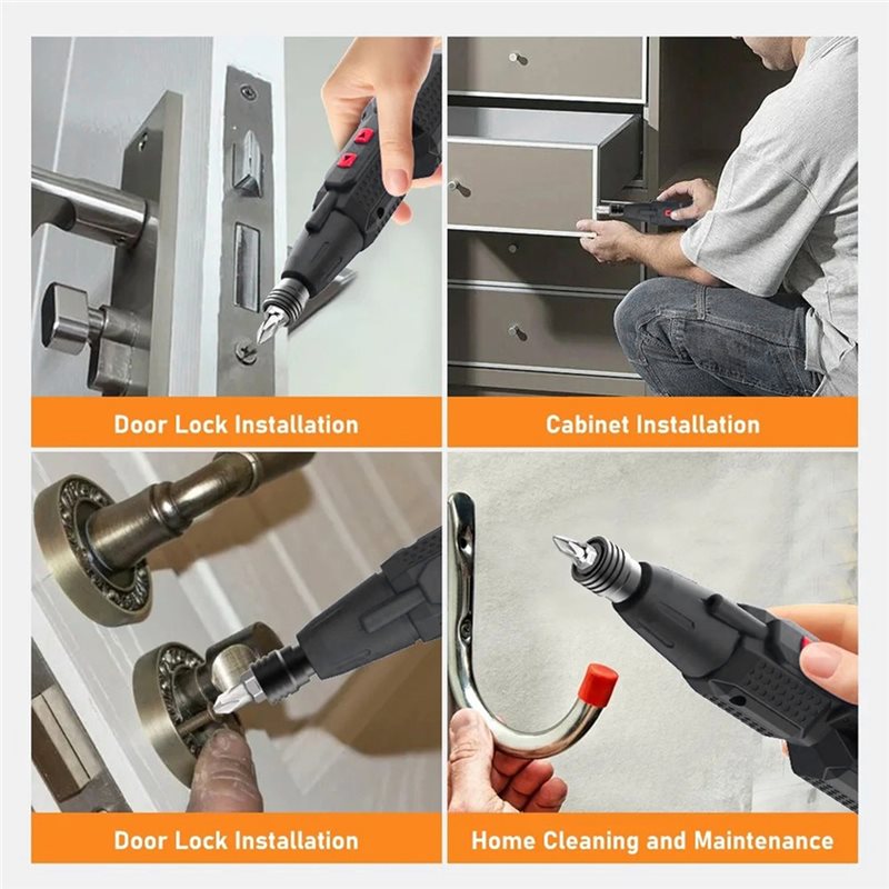 Conjunto de Chave de Fenda Elé - Electric Screwdriver Rechargeable Usb avaliação e preço