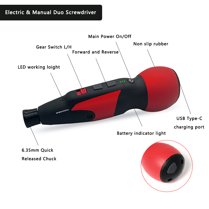 Mini chave de fenda elétrica,  - Electric Screwdriver Rechargeable Usb avaliação e preço