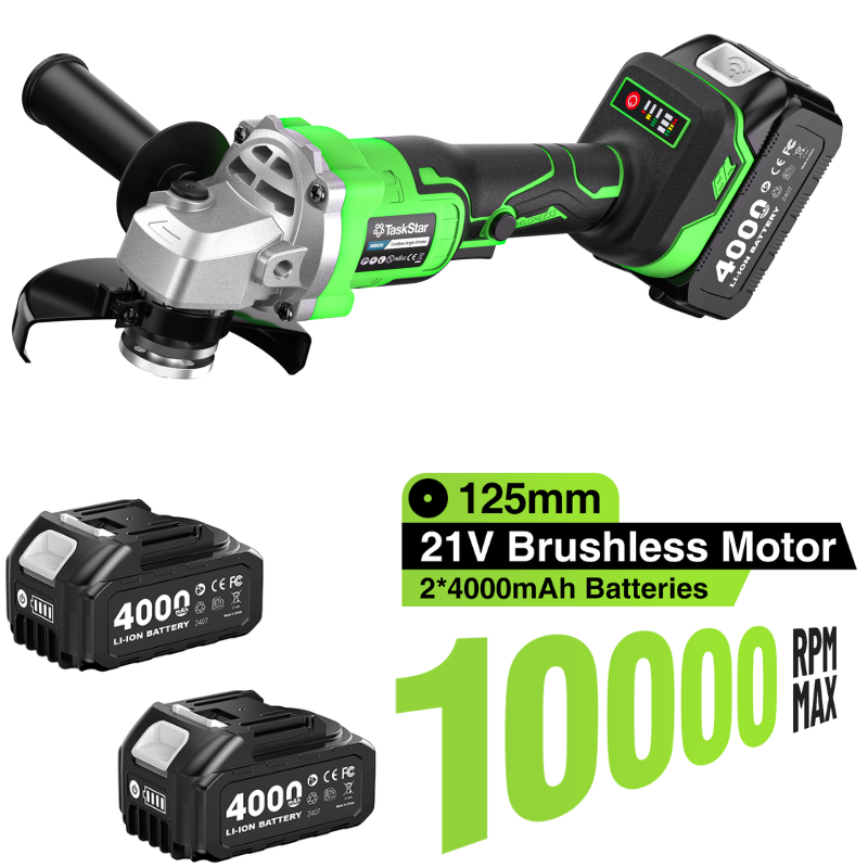 Kit de Esmerilhadeira Elétrica - Brushless Angle Grinder Battery Powered avaliação e preço