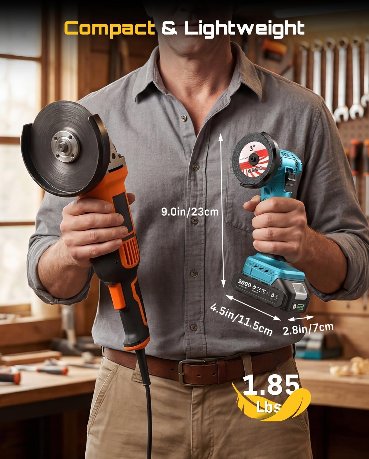 Mini Esmerilhadeira Angular Se - Brushless Angle Grinder Battery Powered avaliação e preço