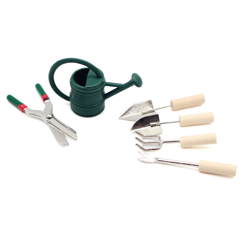 1/12 casa de bonecas simulação - Garden Tools avaliação e preço