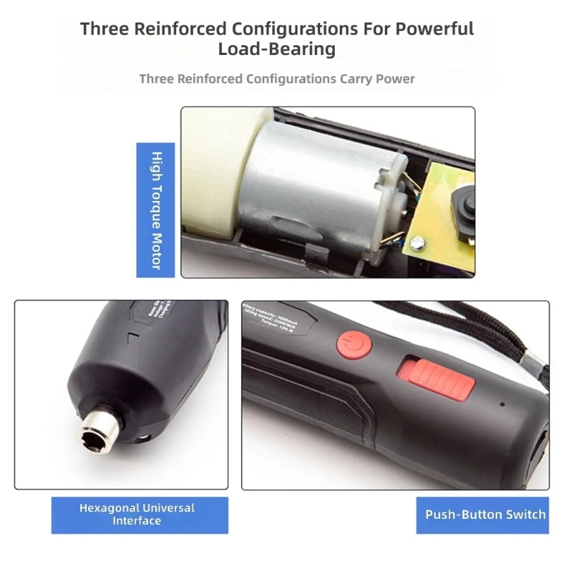 Chave fenda elétrica com luz t - Electric Screwdriver Rechargeable Usb avaliação e preço