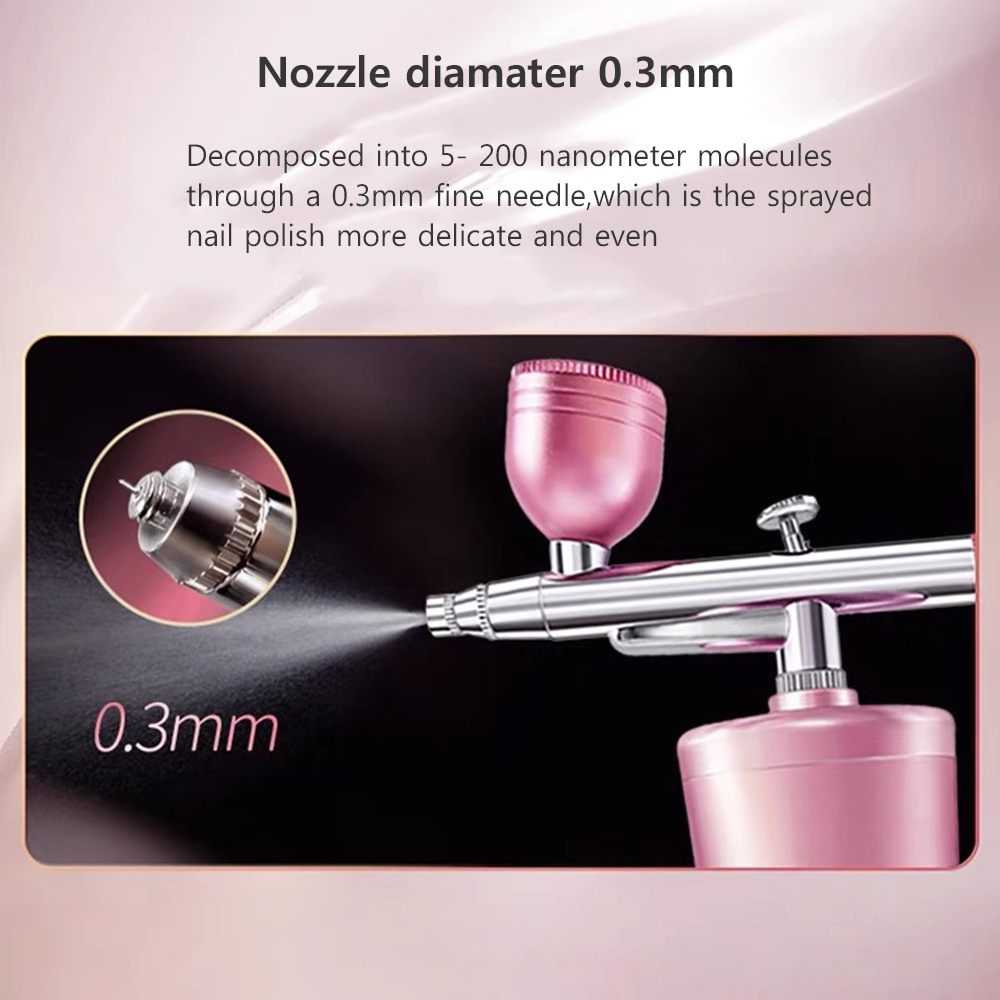 Cabeça de pistola de aerógrafo - Airbrush Kit With Mini Compressor avaliação e preço