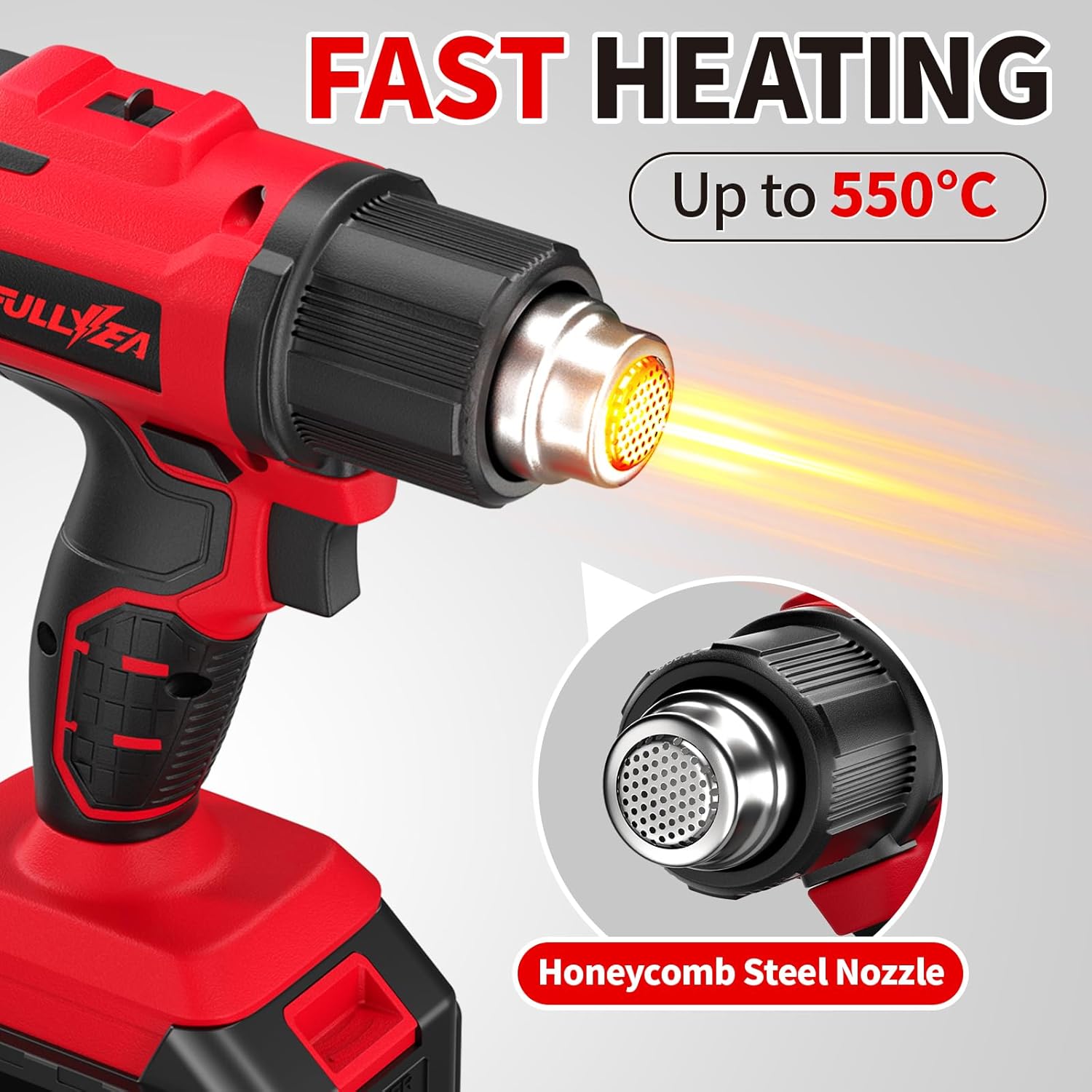 Pistola de Ar Quente Sem Fio,  - Cordless Heat Gun For Shrink Tubing avaliação e preço