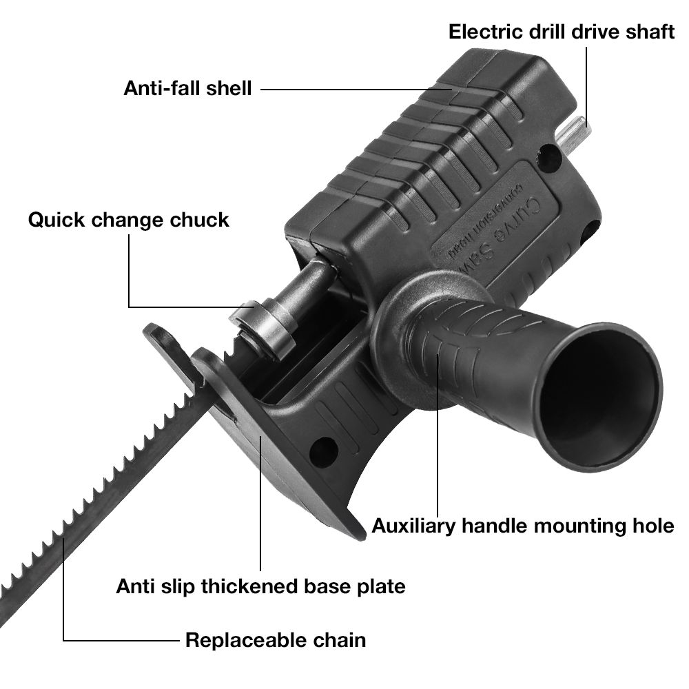 Adaptador de Serra de Impacto  - Reciprocating Saw Attachment Drill avaliação e preço