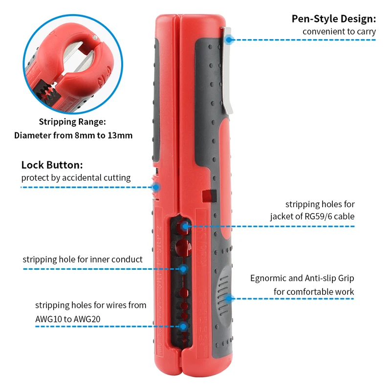 Alicate Multifuncional Desenca - Automatic Wire Stripper Cutter avaliação e preço