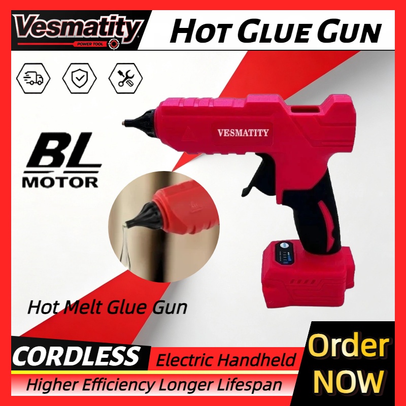 Pistola de Cola Quente Elétric - Hot Melt Glue Gun Cordless avaliação e preço