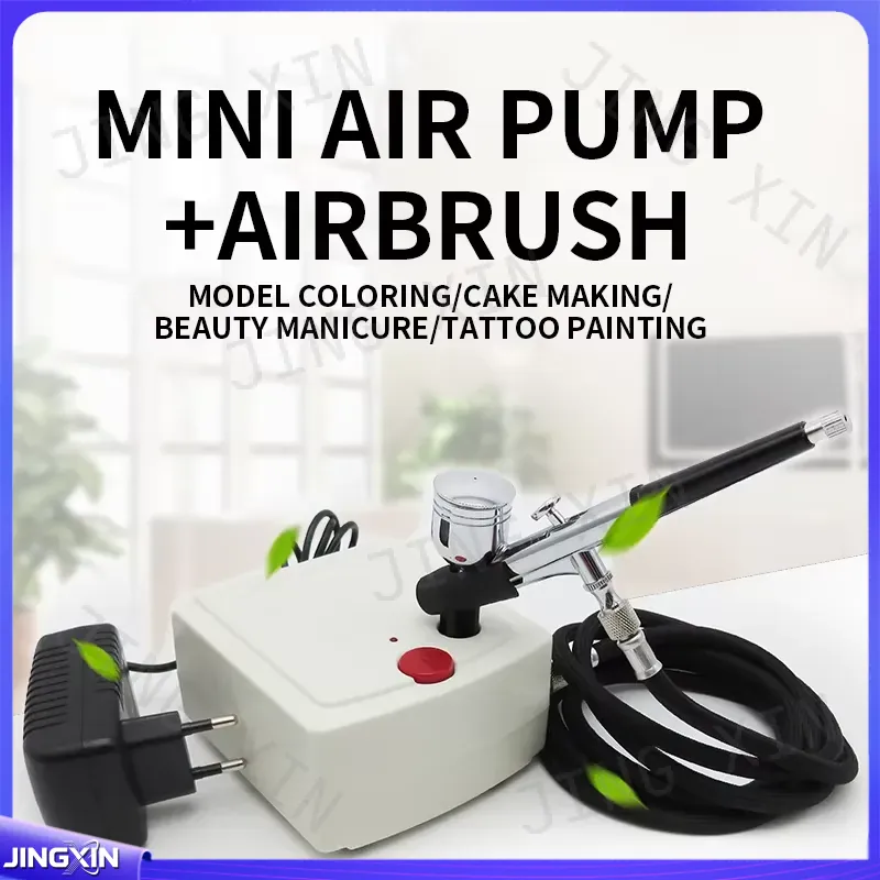 Mini Compressor de Ar Personal - Airbrush Kit With Mini Compressor avaliação e preço