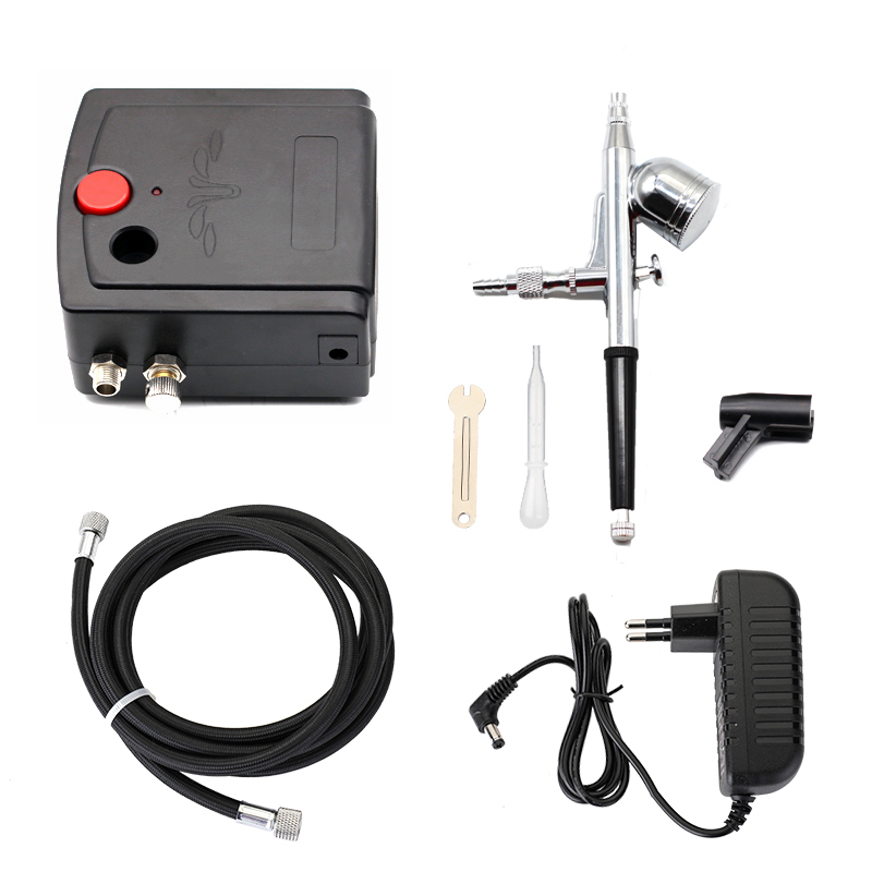 Dual-Action Spray Gun Airbrush - Airbrush Kit With Mini Compressor avaliação e preço