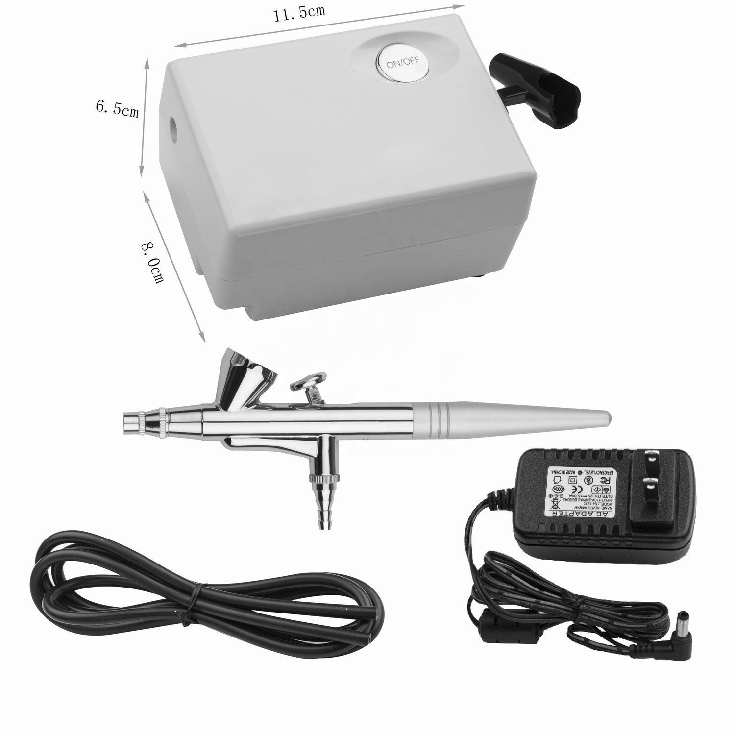 Kit Aerógrafo Profissional BT- - Airbrush Kit With Mini Compressor avaliação e preço