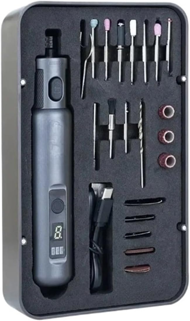 Kit de Ferramenta Rotativa Sem - Cordless Rotary Tool Kit Accessories avaliação e preço