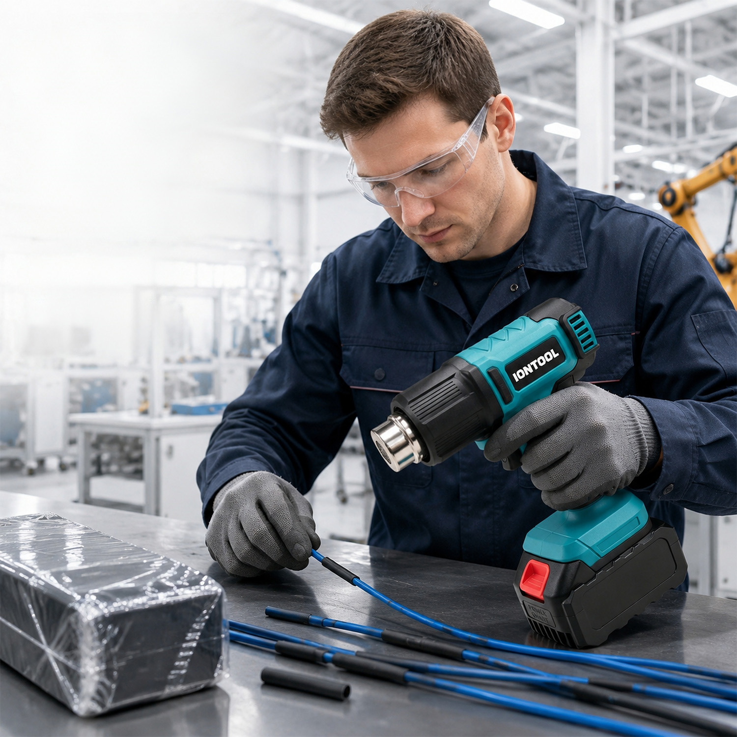IONTOOL 550 ℃   Pistola de Cal - Cordless Heat Gun For Shrink Tubing avaliação e preço