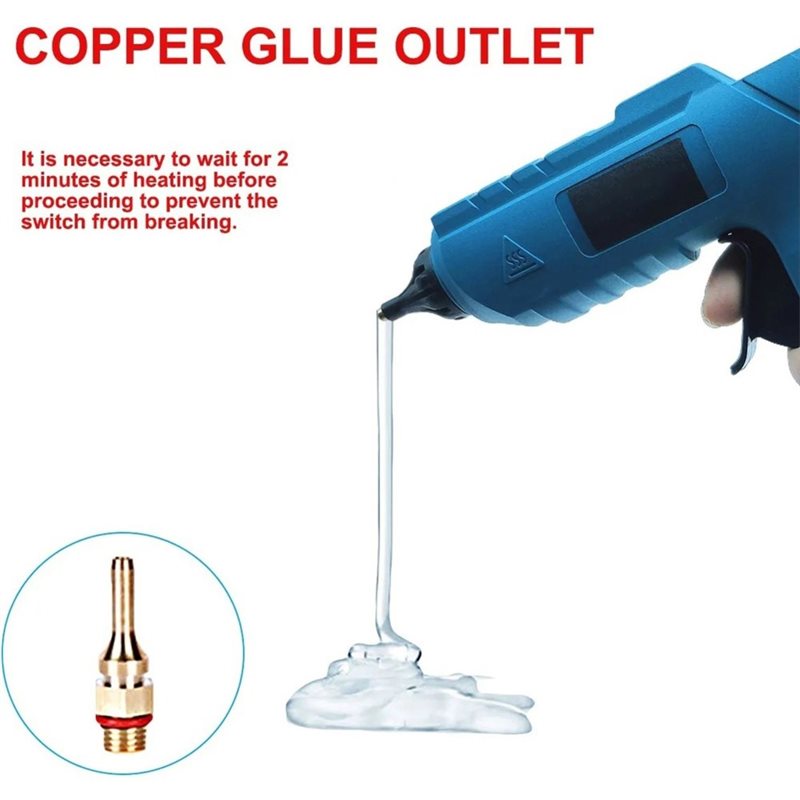 Pistola de Cola Quente Elétric - Hot Melt Glue Gun Cordless avaliação e preço