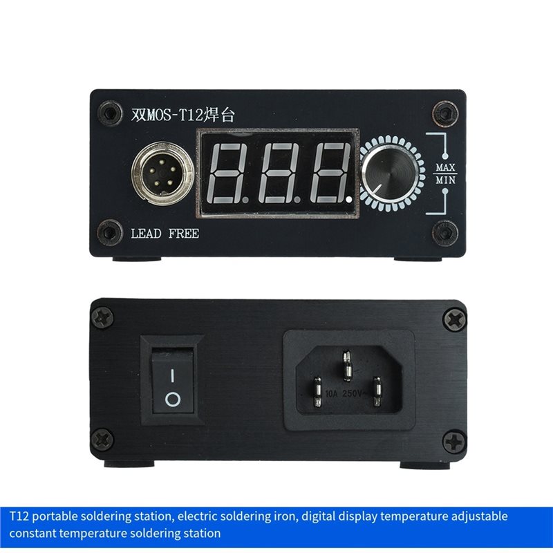 【NOVO! ABAG】 Kit de Estação de - Digital Soldering Station T12 avaliação e preço