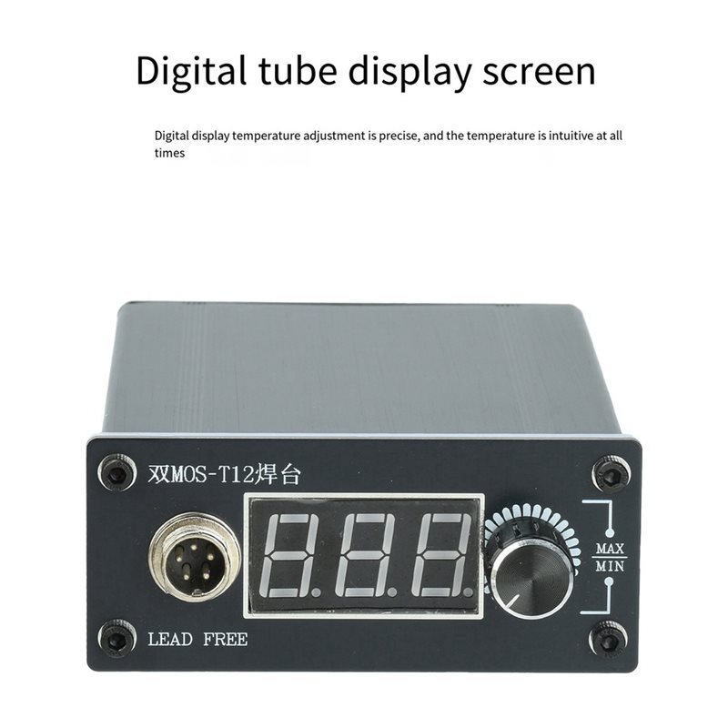 Estação de Solda Digital ABYN- - Digital Soldering Station T12 avaliação e preço