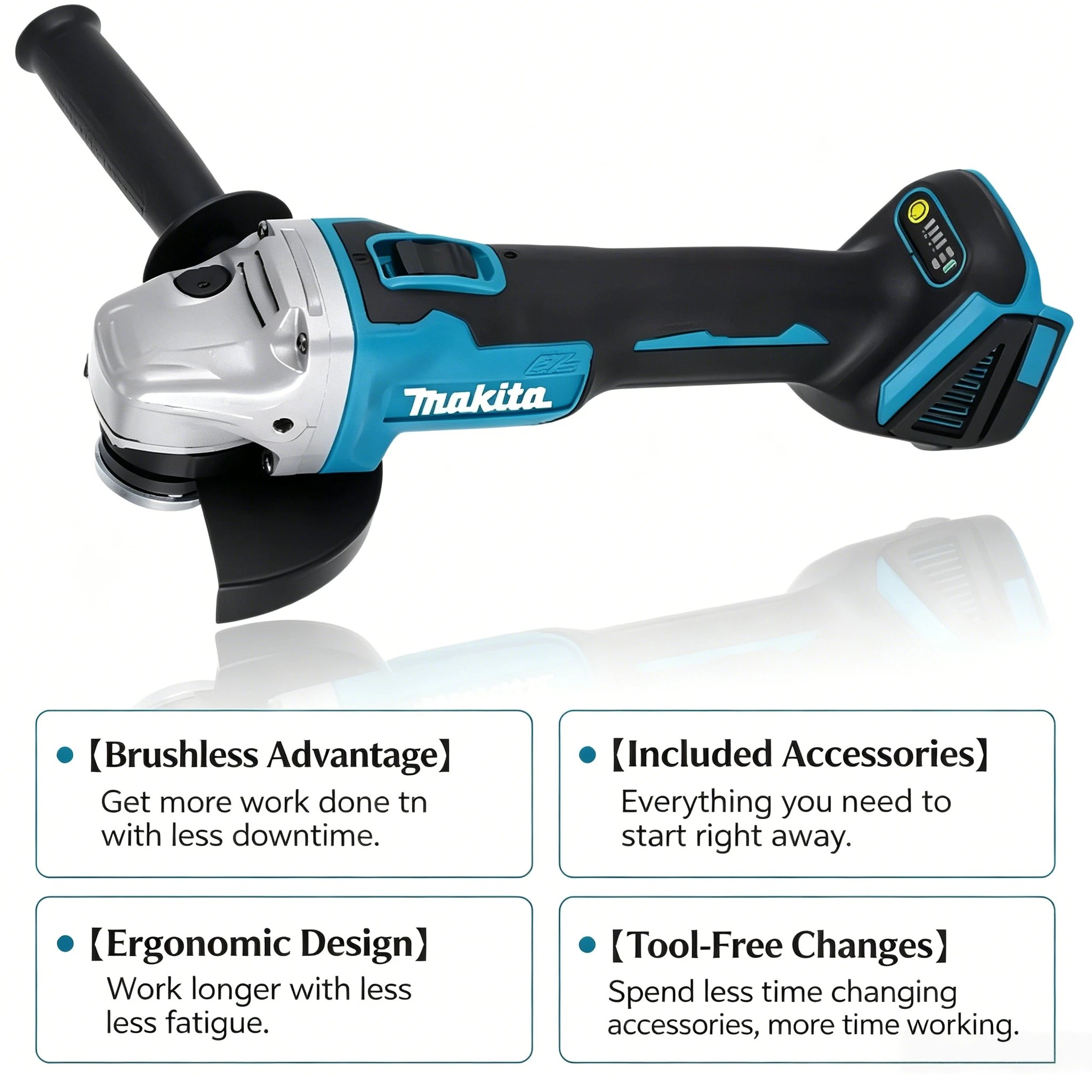 Esmerilhadeira angular sem esc - Brushless Angle Grinder Battery Powered avaliação e preço