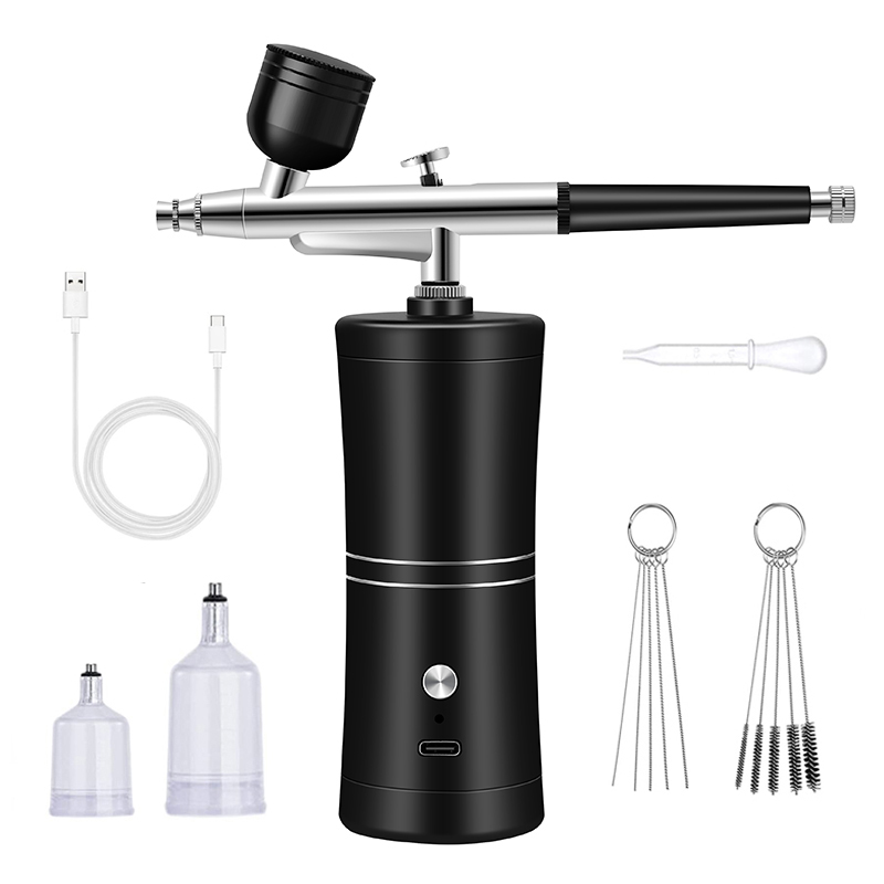 Aerógrafo sem fio recarregável - Airbrush Kit With Mini Compressor avaliação e preço