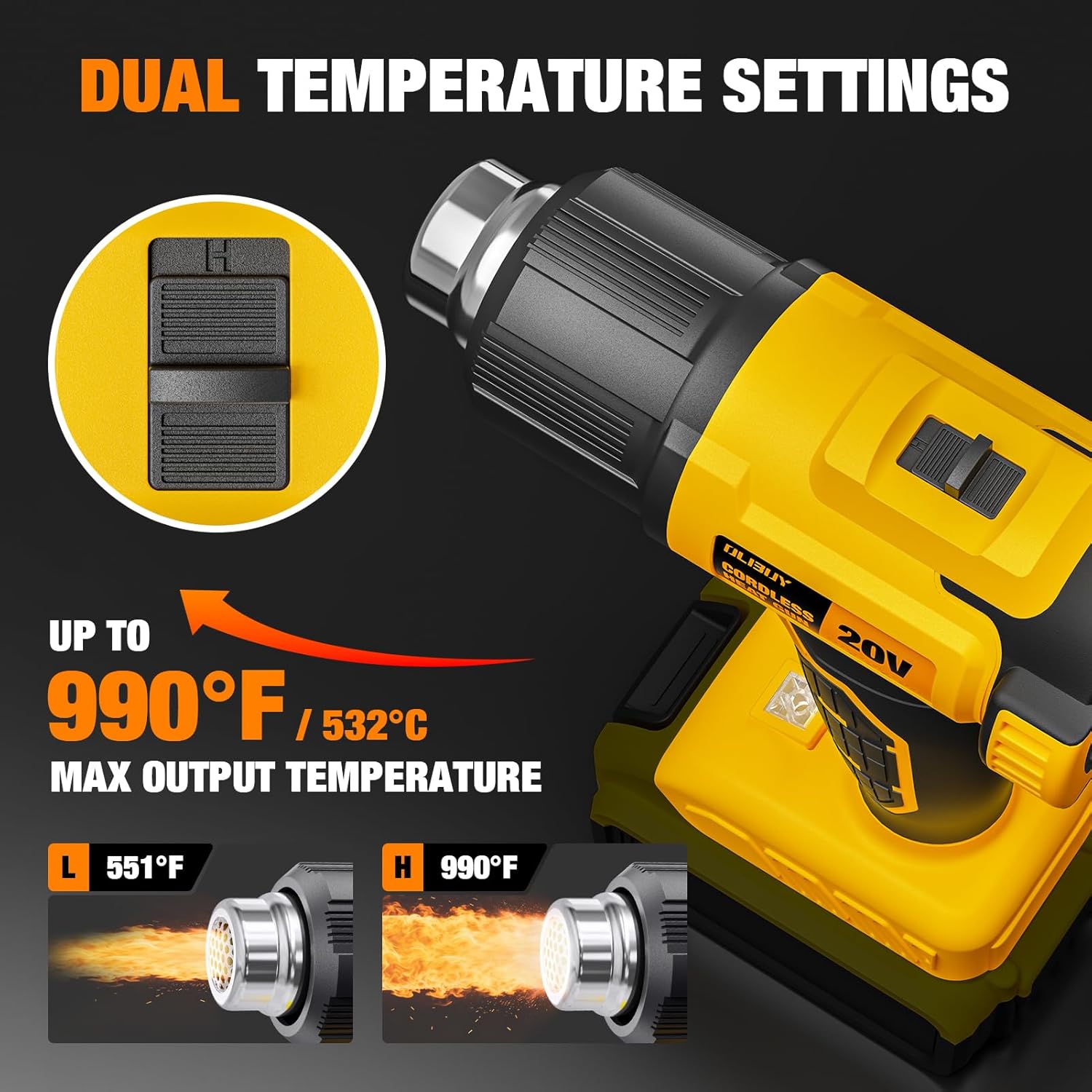 Pistola de Calor Sem Fio Compa - Cordless Heat Gun For Shrink Tubing avaliação e preço
