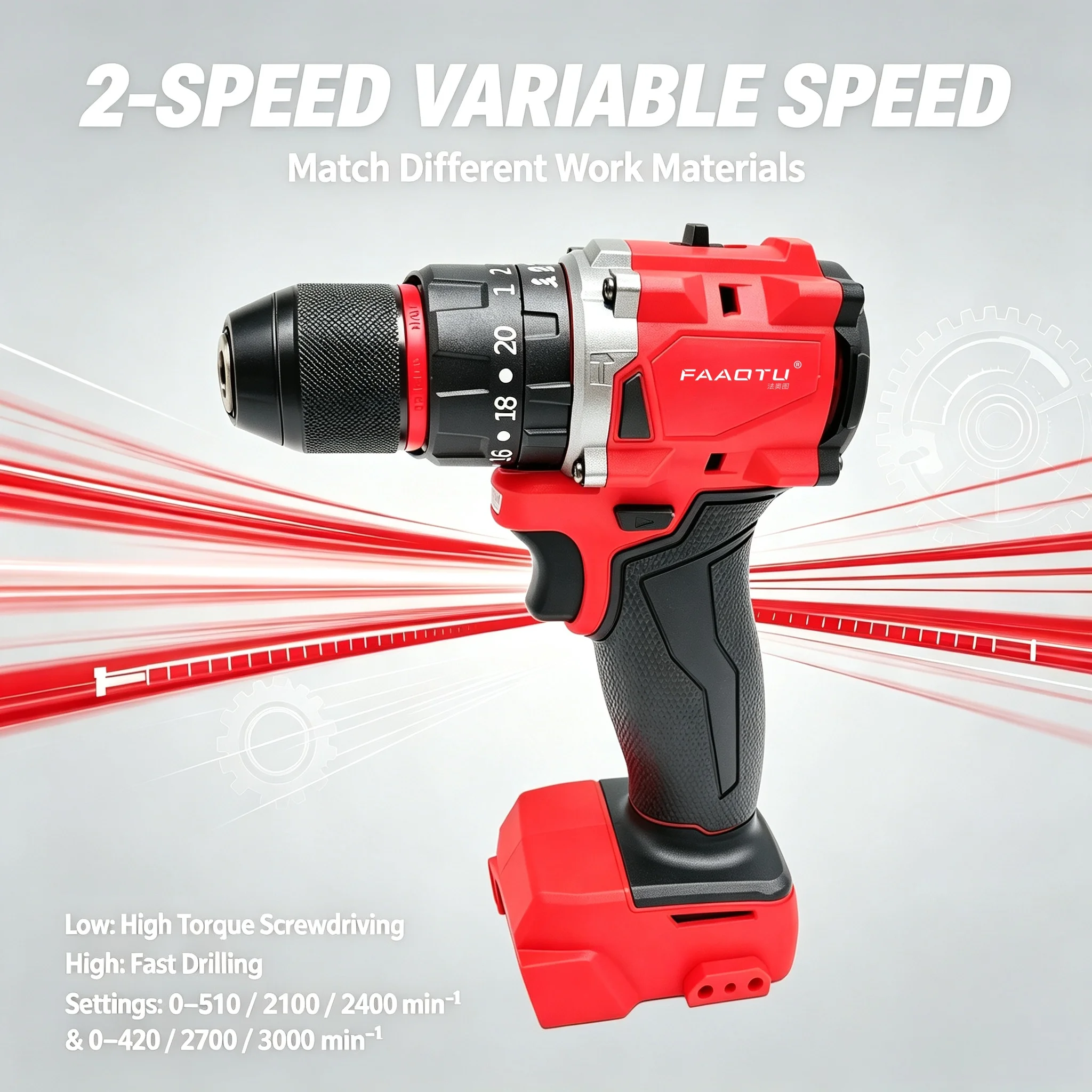 Furadeira de Impacto Sem Fio F - Brushless Cordless Electric Drill 18V avaliação e preço